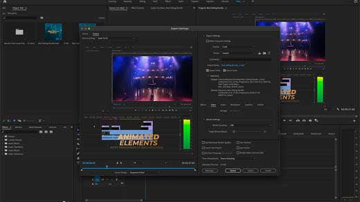 export premiere pro settings