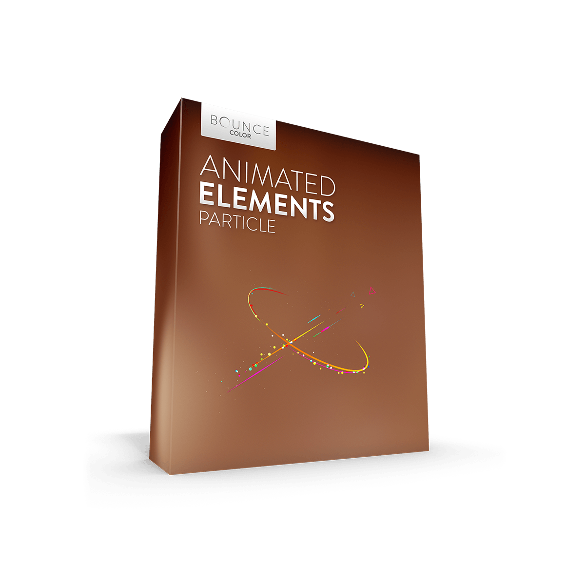 particle animated elements product box