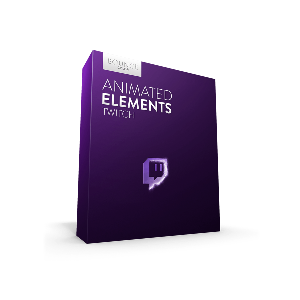 Animated Element Stream Twitch Animations & Streaming Assets - Bounce Color®